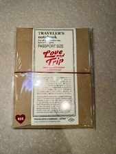 Traveler's Company Notebook , Love and Trip Edition Red, Passport Size