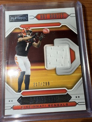 Ja’Marr Chase 2021 Panni Playbook Hot Routes Patch #217/299 Bengals Jersey Relic