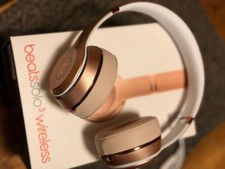 Beats by Dr. Dre Solo 3 Wireless On-Ear Headphones Rose Gold Bluetooth