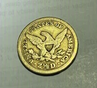 1857 $2.50 Gold Quarter Eagle Liberty Head Coin Pre-1933 US