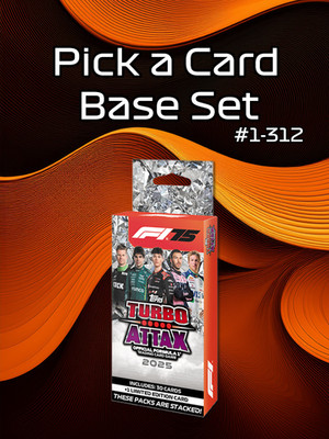 Pick A Card - Topps Turbo Attax 2025 Base Set (#1-312) UK Version -Ships from US