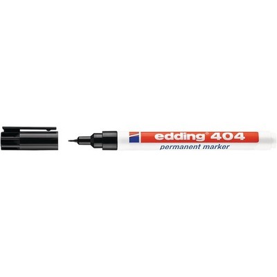 Permanentmarker 404 schwarz Strich-B.0,75mm Rundspitze EDDING Stift Marker