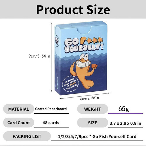 Go "F" Yourself card game For Wild Parties Gatherin Ten Pack Set | Free Shipping - Picture 4 of 6