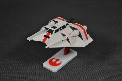 Star Wars Snow Speeder  Figure 3D Color Print 1:60 Scale