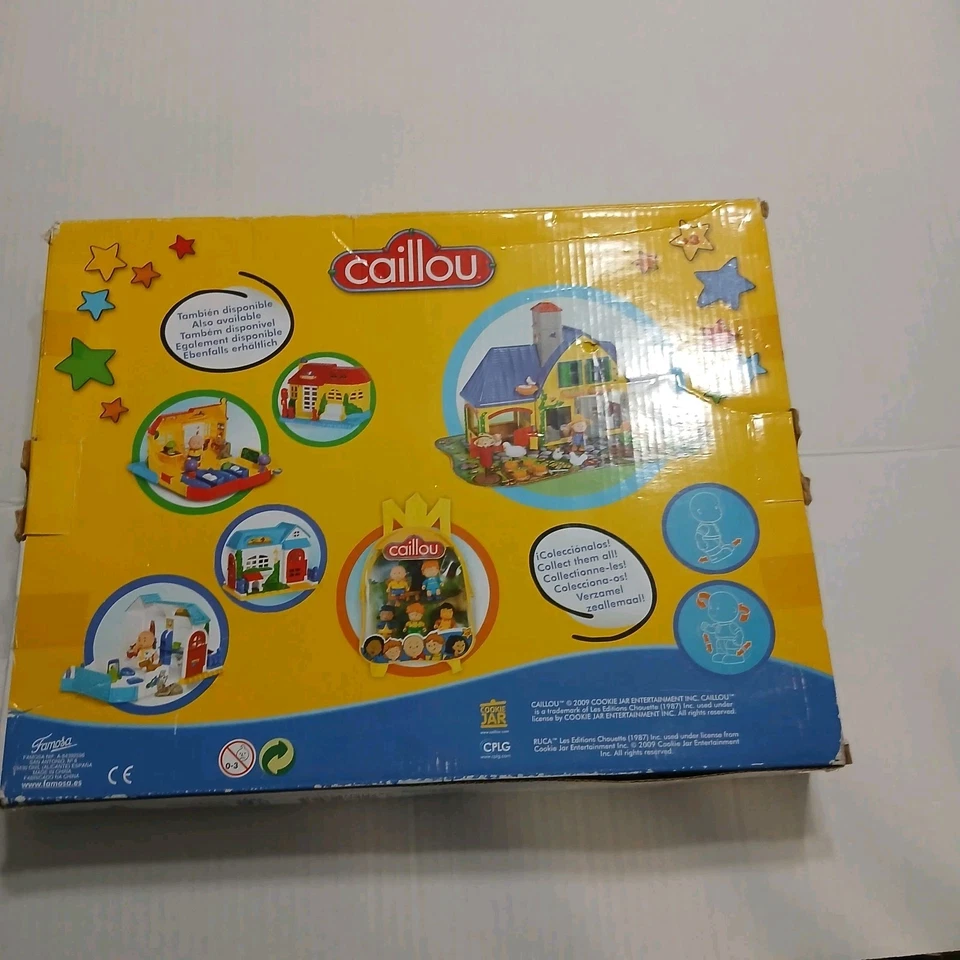 Caillou NIB Farm Set 30+ Pieces RARE BOX DAMAGED - Image 2 of 3