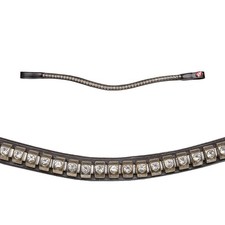 Kieffer Stirnriemen für Trense - Crystal Clincher - Warmblut Stirnband Pferd