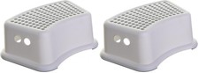 Dreambaby Step Stool for Kids - 175lb weight capacity Pack of 2 , Grey Dots