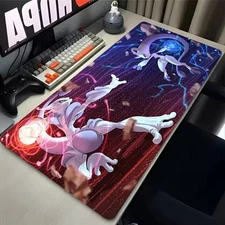 Purple pokemon Mewtwo Gaming Desk Mat Mouse Pad