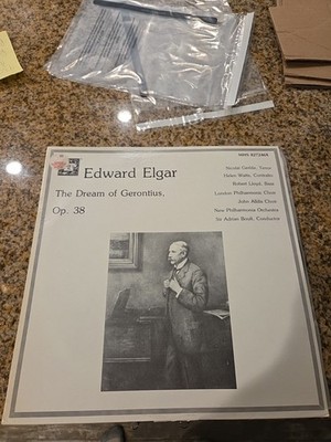 EDWARD ELGAR - THE DREAM OF GERONTIUS OP. 38 - MHS RECORDS DOUBLE LP 