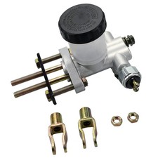 SOLLON Go Kart Hydraulic Brake Master Cylinder Replacement for 90cc SILVER