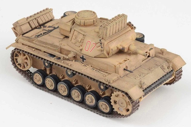 Dragon Models 1/72 Sd.Kfz.141 Panzer III N Tank #07 German Army DAK sPzAbt 501 - Image 2 of 2