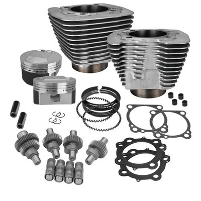 S&S Hooligan Kits for Sportsters - Silver Motorcycle Street Bike 910-0702