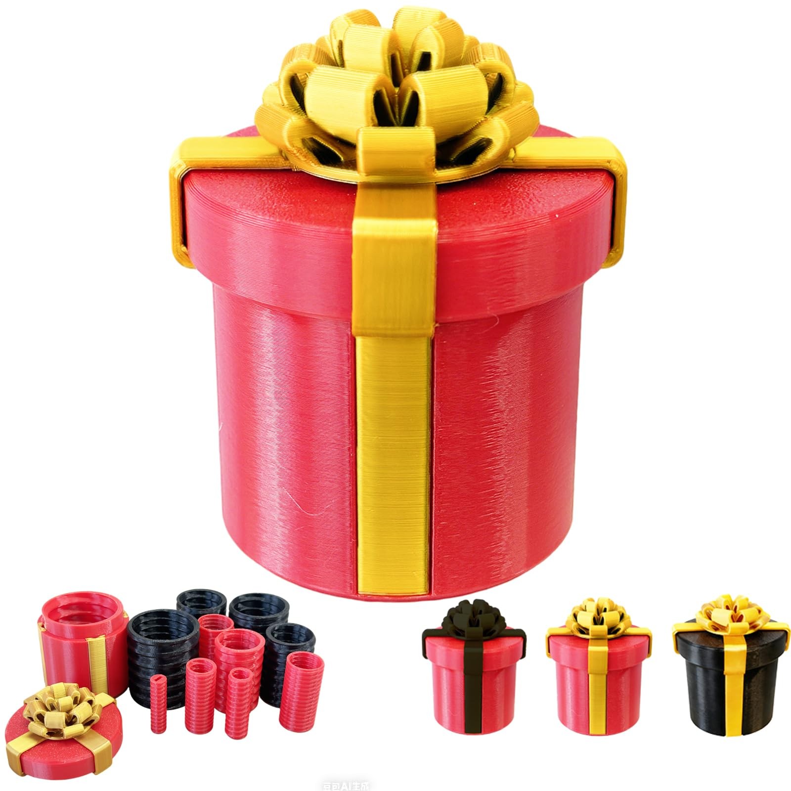 ajitxalr Gotcha Box,Prank Gifts,Puzzle Gift Varies (Small to Medium), 1-hongj