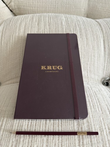 KRUG Champagne x Moleskine Notizbuch + KRUG Stift Neu & OVP