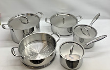 Umite Chef Stainless Steel Cookware Set, 5 Ply 14 Piece Stainless Steel Pot