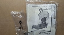 Delta 20-142C 14" Abrasive Cut-Off Saw Instruction Manual + oem brushes