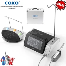 COXO Dental Implant Motor Surgical System Brushless Motor 20:1 LED Contra Angle