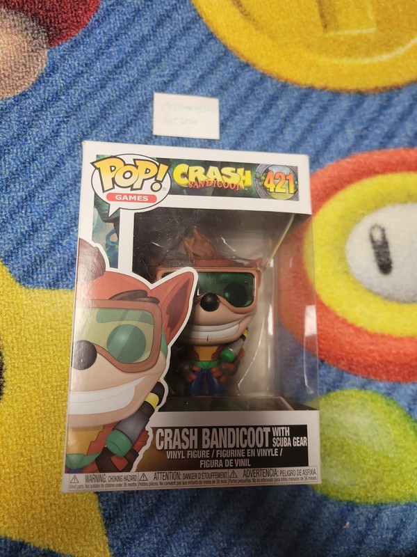 Funko Pop! Vinyl: - Crash Bandicoot with Scuba Gear #421