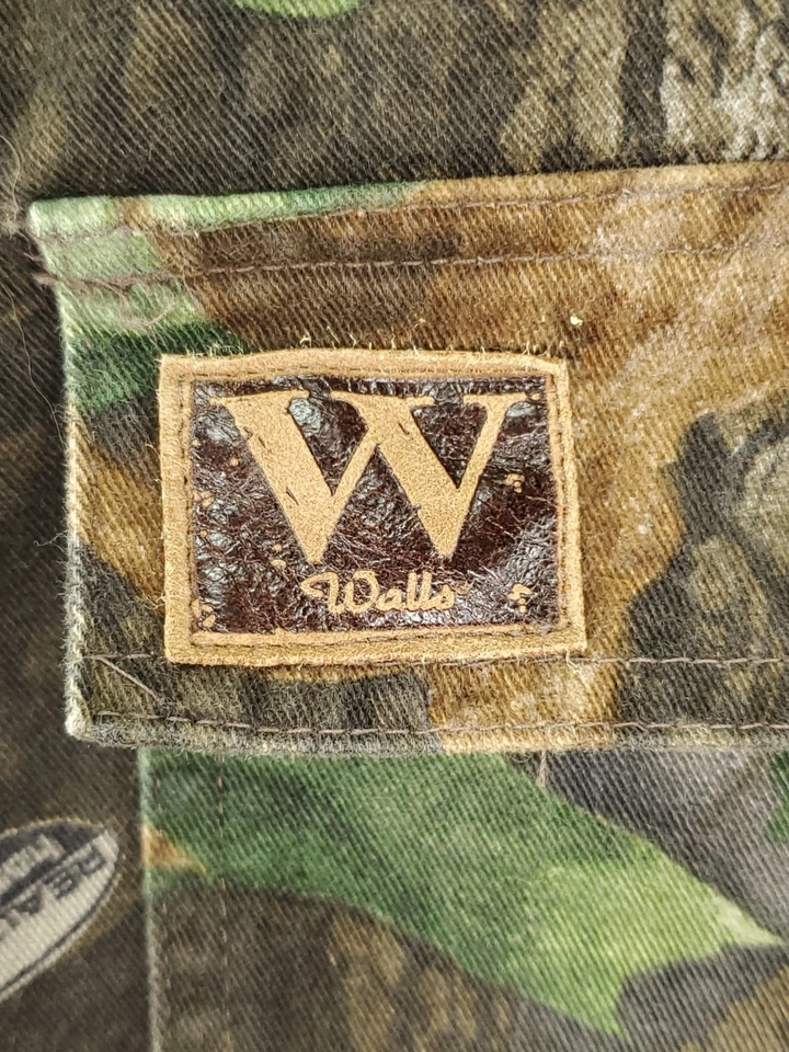 Walls Pants Men L Tall 38x33 Brown Cargo Straight Camo Realtree Hunting Outdoors - Image 3 of 4