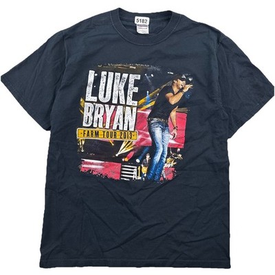 Luke Bryan Farm Tour 2013 Concert T-Shirt Mens Medium Country Double Sided Print