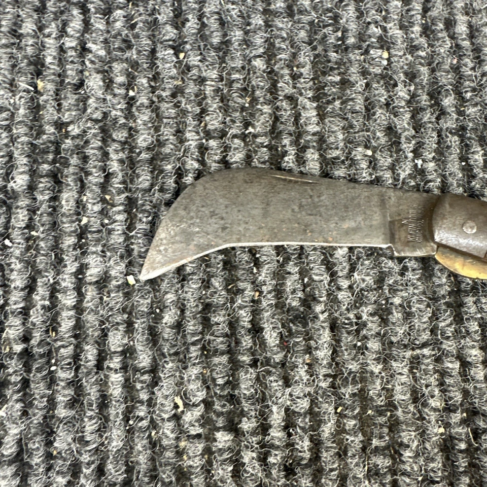 Cuchillo Klein Tools "N" Hawk Bill Chicago - Hecho en EE. UU. Marrón Foto 2 de 3