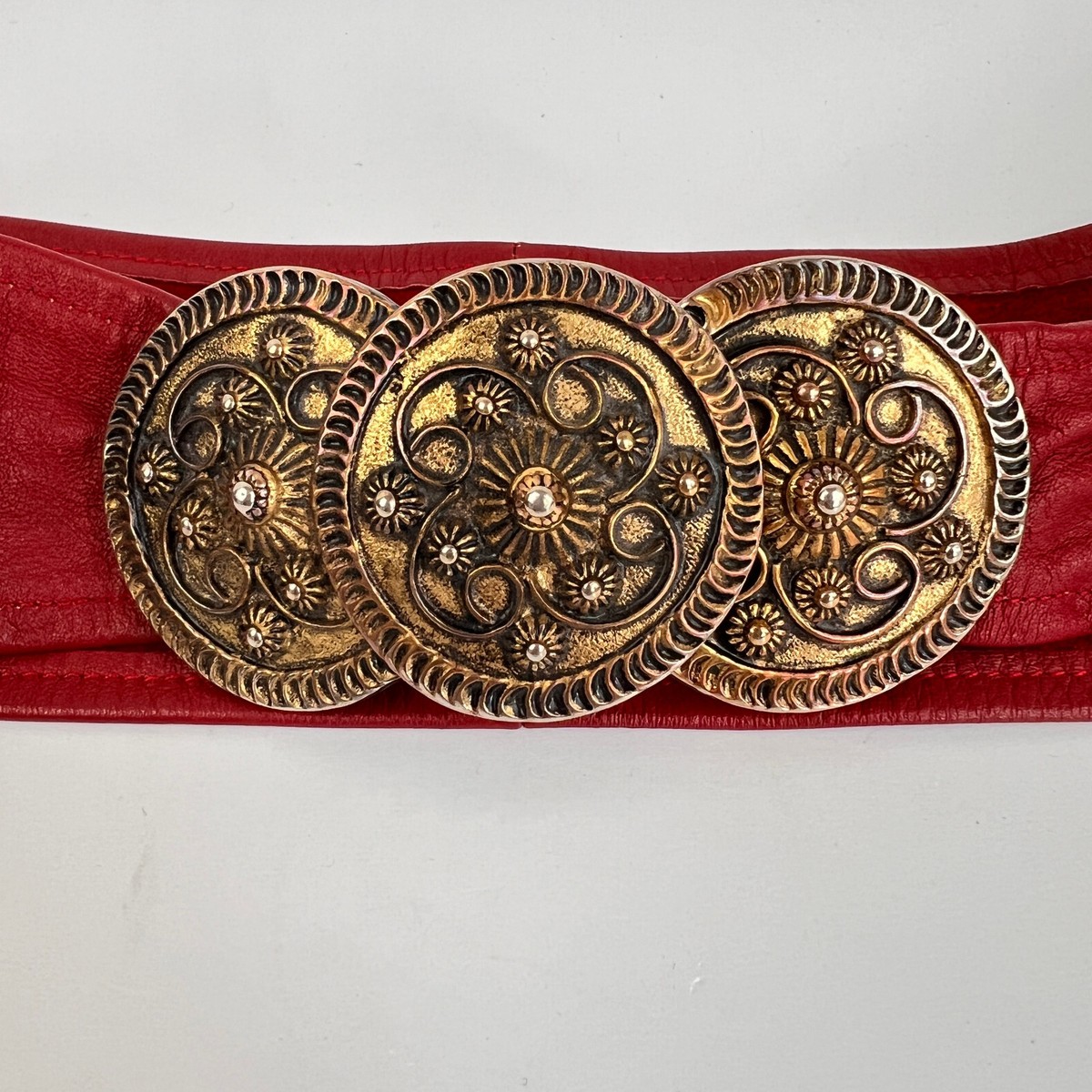 小物 Vintage 80s Red Braid Design Belt 80s Braid Belt - Etsy
