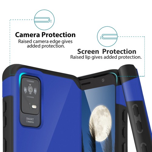 For TCL 40Z Phone Case Shockproof Magnet Mount Friendly Hard Hybrid Cover - Picture 16 of 36