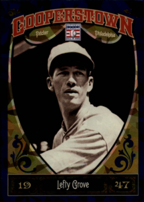 2013 Panini Cooperstown Blue Crystal #25 Lefty Grove /499 - NM-MT