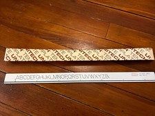 Vintage Unitech Lettering Template 44-22425 425CL Use Pen 6