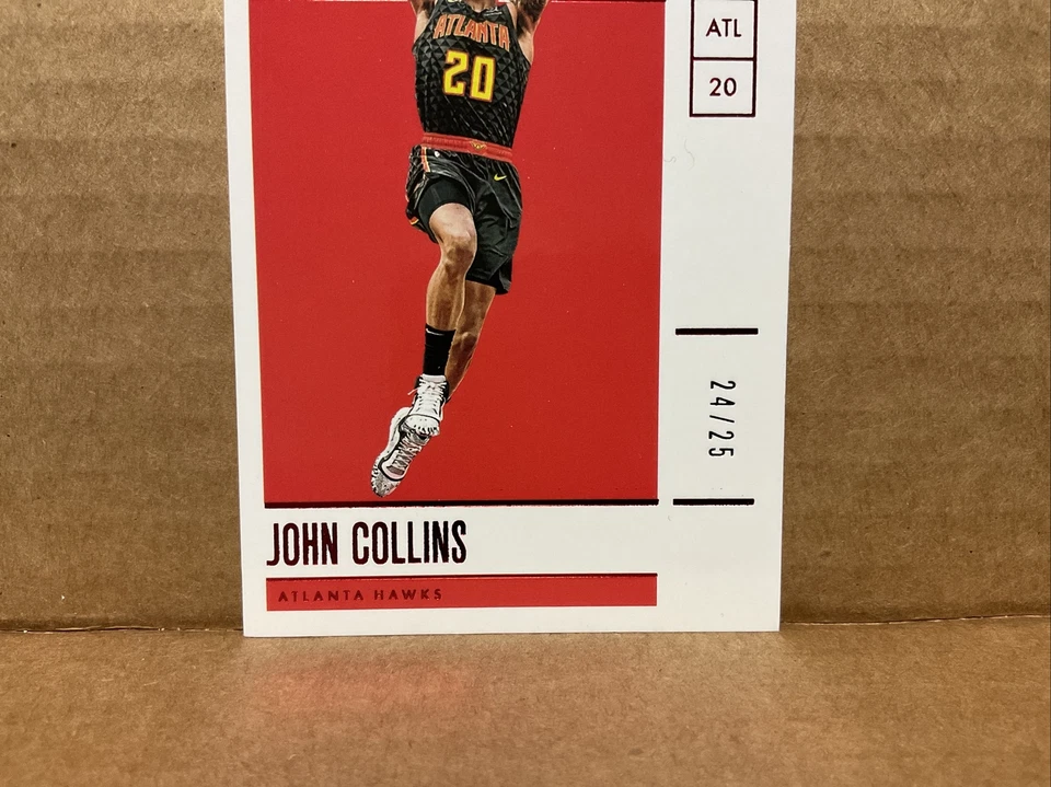 2019-20 Panini Encased Red #79 John Collins /25 - Image 2 of 3