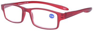 HANGOVER LIFE Lesebrille mit extra langen Bügeln - Rot - NECKHOLDER-Brille | NEU