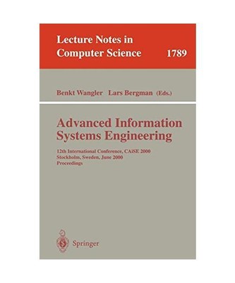 Advanced Information Systems Engineering: 12th International Conference, CAiSE 2