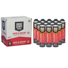 Great Stuff PRO Gaps and Cracks, 24 oz Gun Foam, 24 Cans (2 Full Cases)
