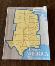 Vintage Maps Central U.S. Drive America Reader&rsquo;s Digest 1981 Book