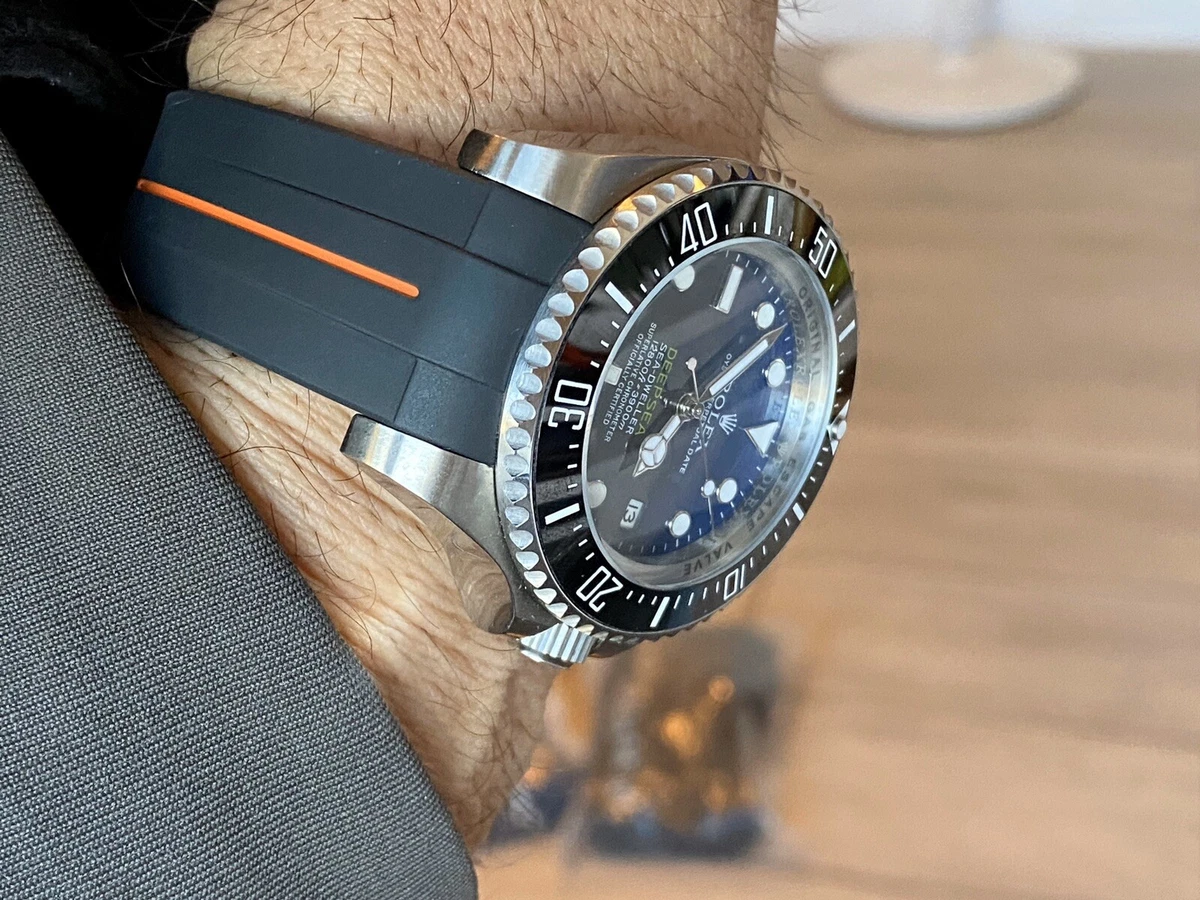 Rolex deepsea rubber sale