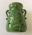 Shawnee USA Green Ivy 805 Double Handled Vintage Pottery Vase