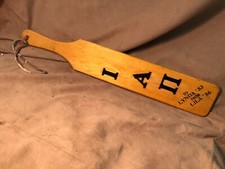 Syracuse University PI chapter 1953 Fraternal paddle