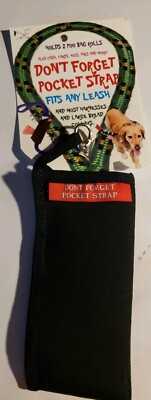 Don't forget Pocket Strap-No dangle 2roll poo bag dispenser-LIFE TIME GUARANTEE