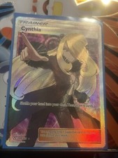 Cynthia - 148/156 - Pokemon Ultra Prism Sun & Moon Full Art Ultra Rare Card LP