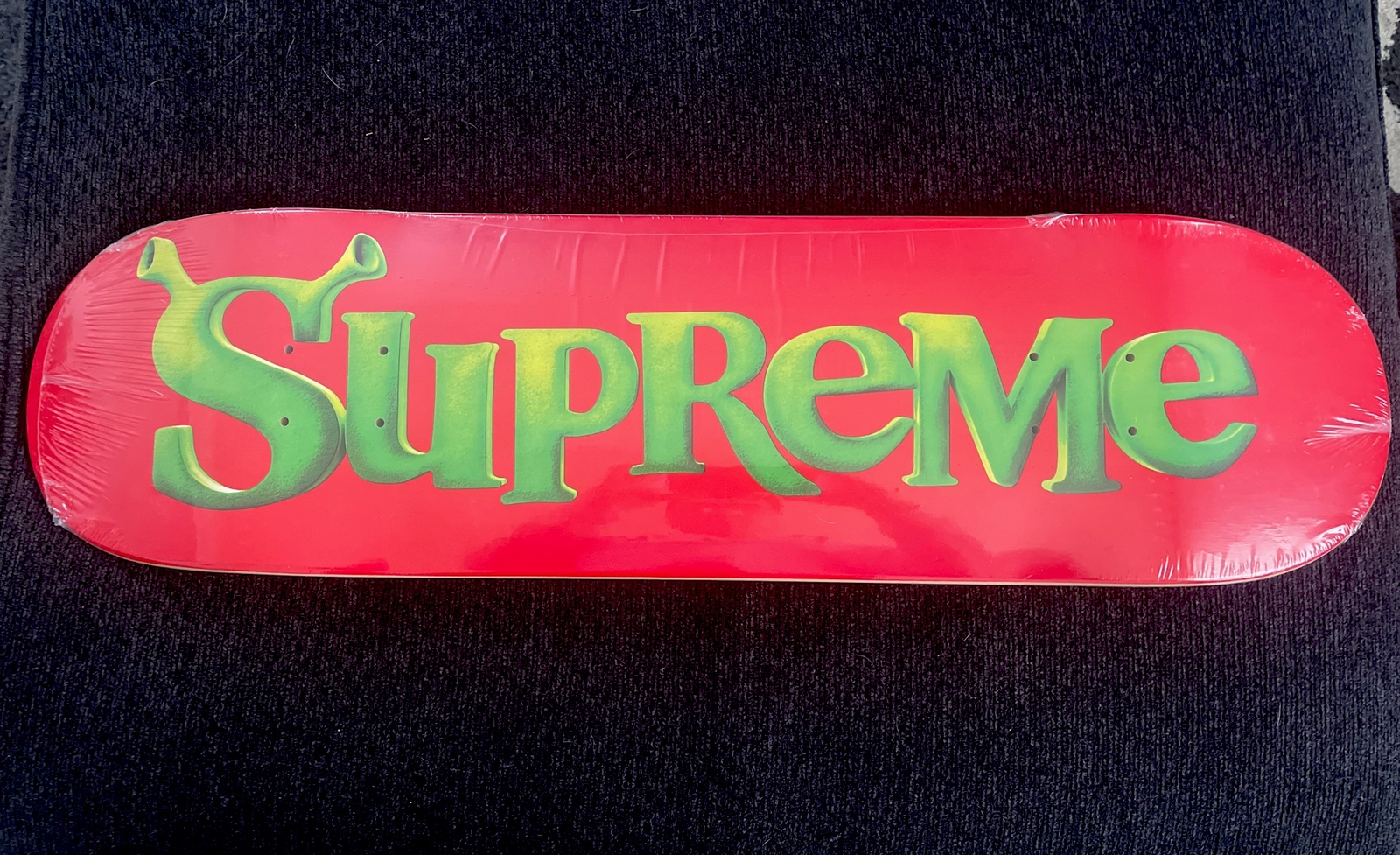 Supreme skateboard deck ( SHREK ).-image