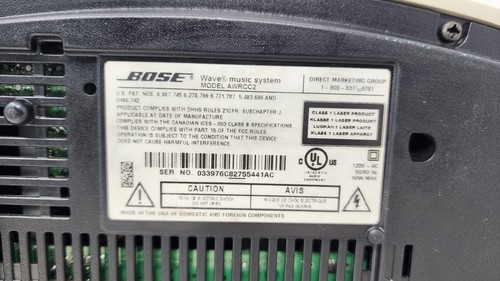 Bose Wave Music System AWRCC2 With Manual & Remote Beige Tested CD *read* - Picture 10 of 10