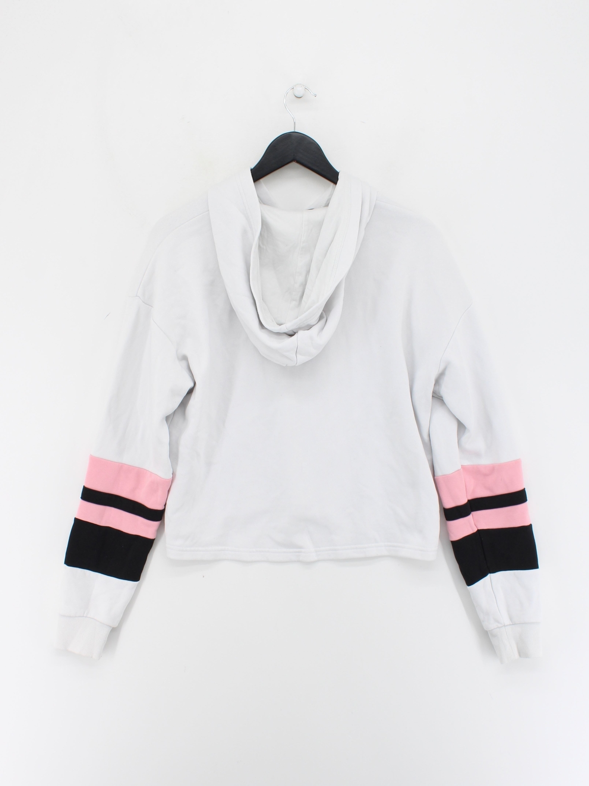 Felpa donna Fila con cappuccio M bianca grafica cotone con pullover poliestere