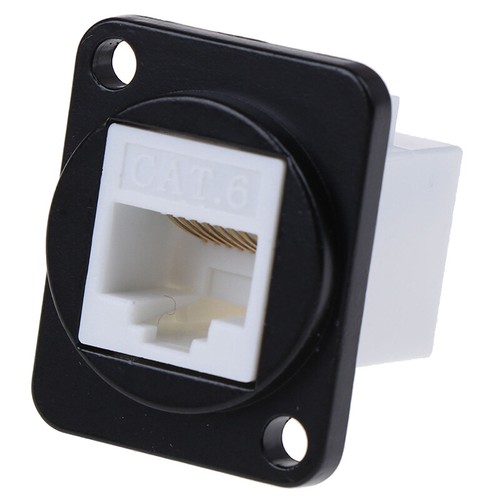 Rj45 network connector metal panel socket D-type Zinc Alloy mounting C Gw.WG - Photo 11/12