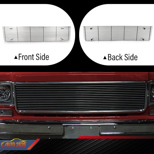 Upper Stainless Chrome Billet Grille Fits 1973-80 Chevy GMC C/K Pickup Suburban - Picture 9 of 12