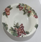 Royal Doulton Fine China 1994 Vintage Grape Cereal Bowl Octagon Shape Off Round