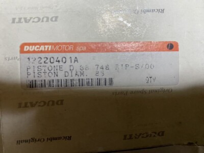 Genuine DUCATI 748 748S Piston Assy NOS 12220401A | eBay