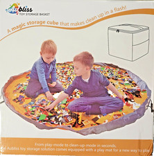 New Magic Storage Cube Organizer & Play Mat- 13.5"Extra Large-Clean in a flash