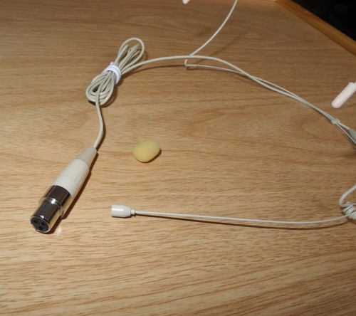 XR3P Microphono auricolare pelle per sistema microfono wireless AKG/Samson Mini XLR - Foto 2 di 5