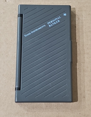 Texas Instruments Personal Banker Calculator Vintage Works