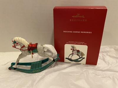 NIB Hallmark Keepsake Ornament 2020 Rocking Horse Memories 1st in Series